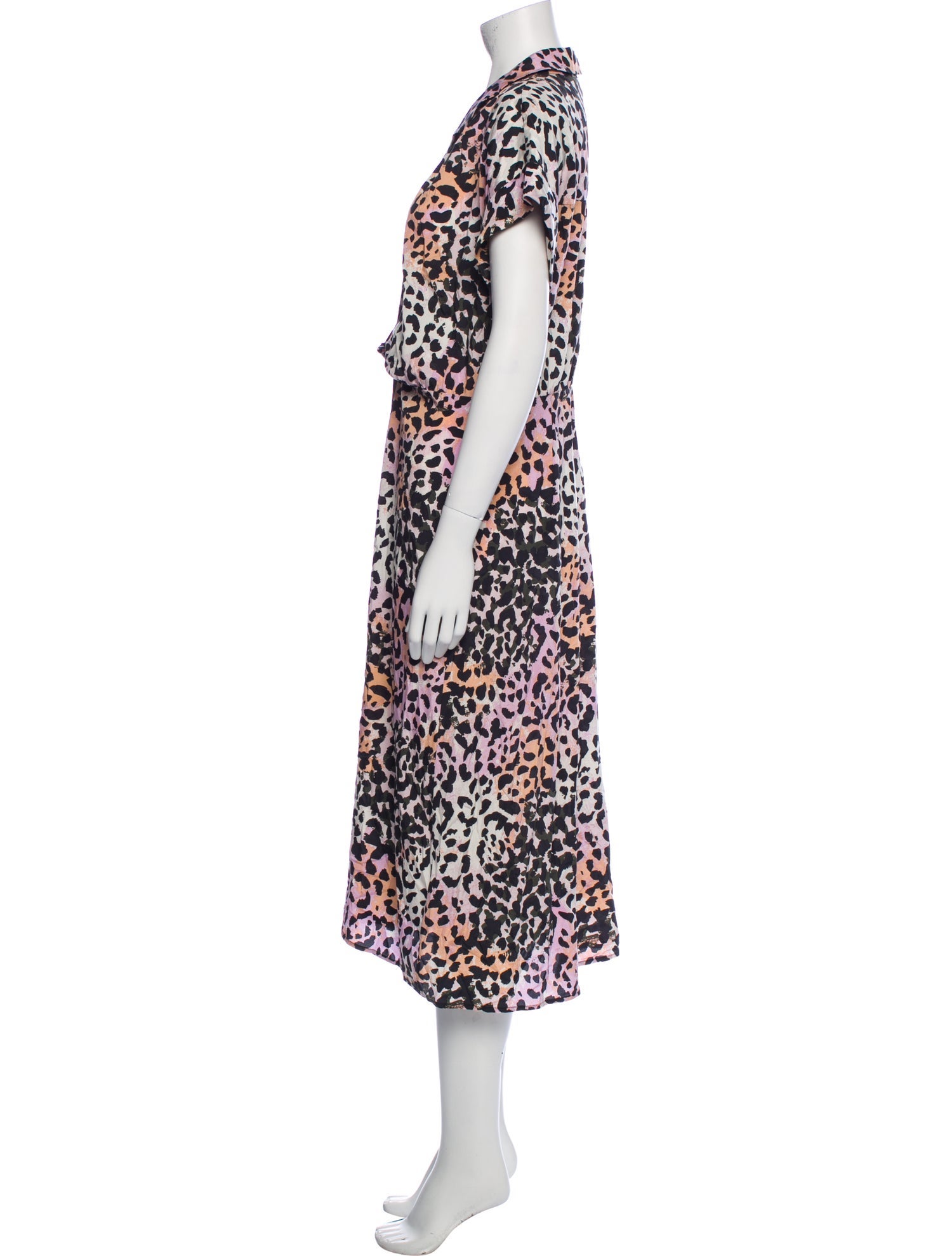 Veronica Beard Silk Animal Print Tunic